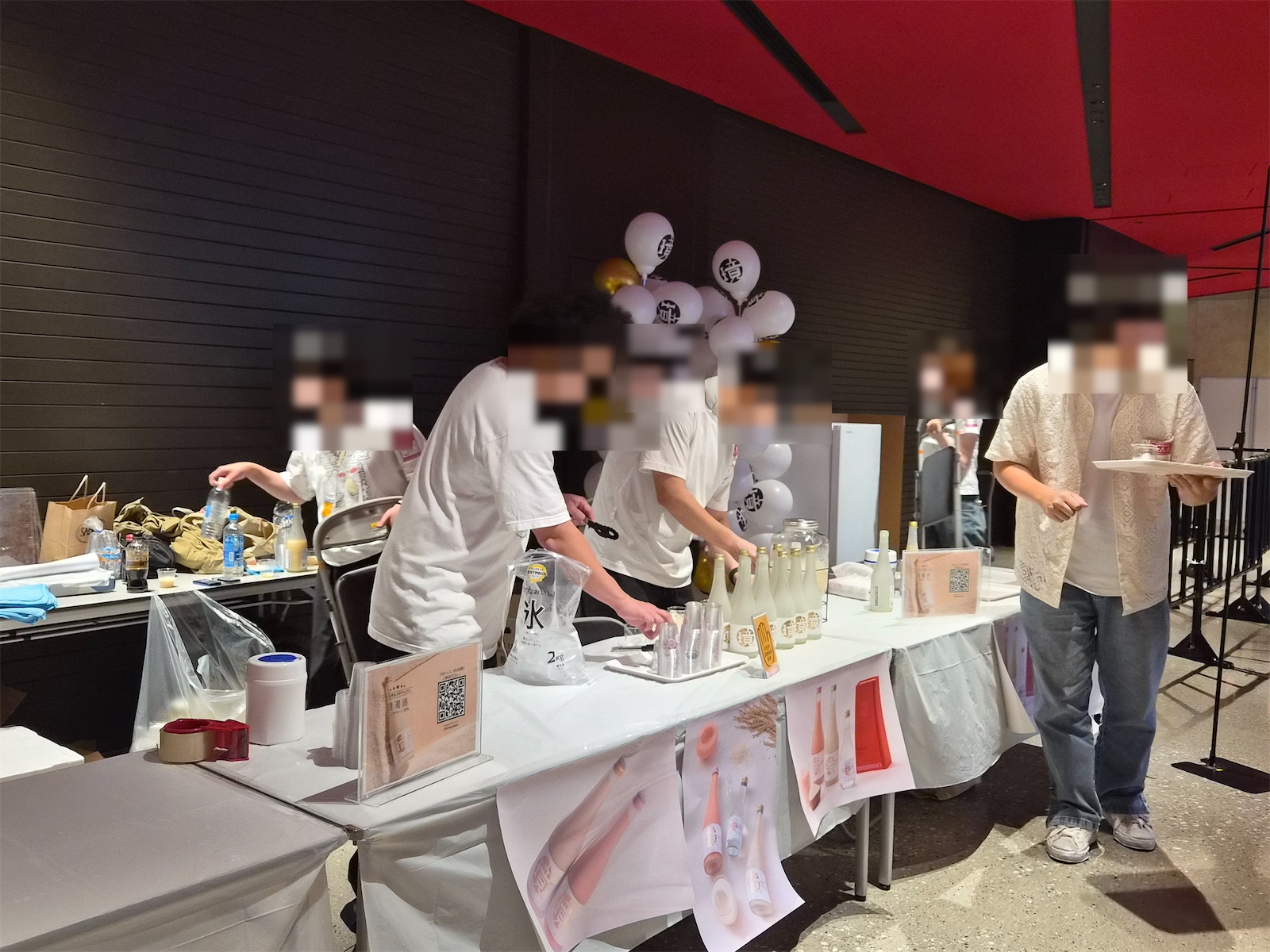 会場に設けられたマッコリ試飲ブース